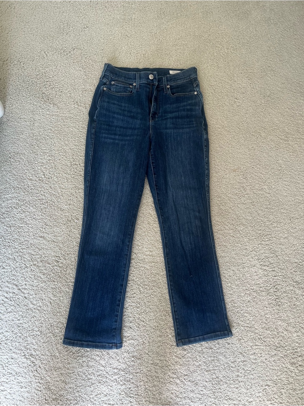 AYR Dark Blue Straight-Leg Jeans